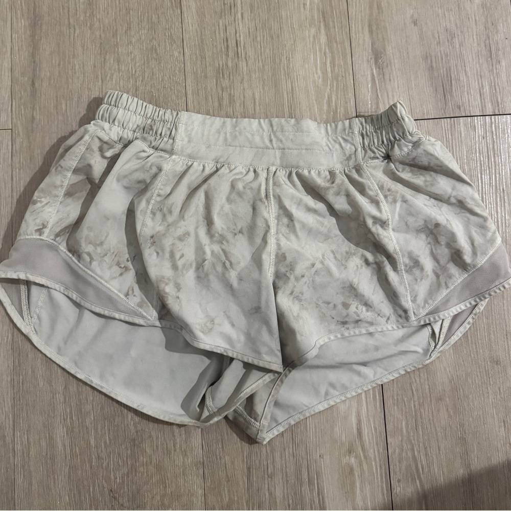 lululemon athletica Light Gray Athletic Shorts